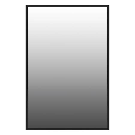 Quoizel Lockport Matte Black Framed Mirror QR5366